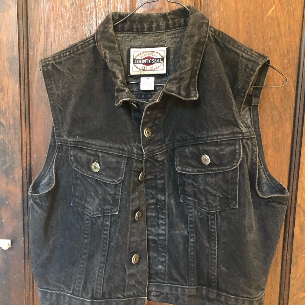 County Seat Vintage Denim Vest